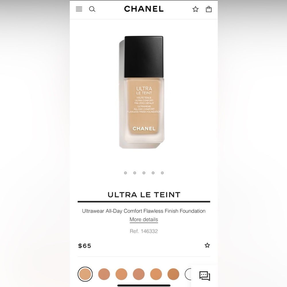 Chanel Ultra Le Teint Flawless Finish Foundation in shade BD51
